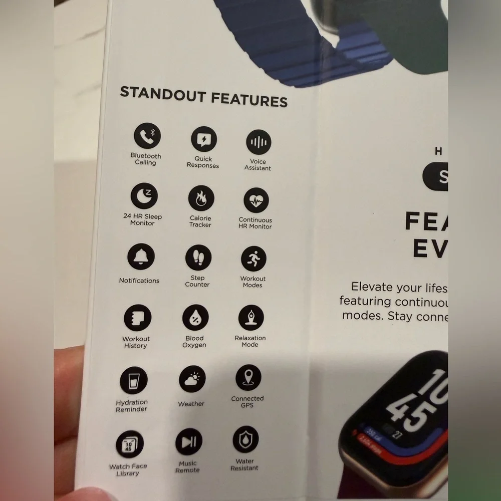 Air 5 Smartwatch - Black new with box